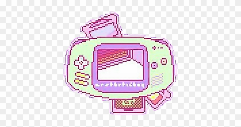 Cute Gameboy Pastel Pixel Aesthetic Freetoedit - Game Boy #498273