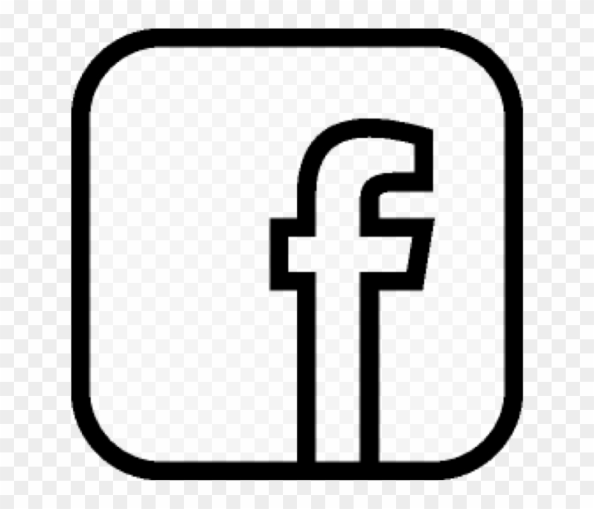 Facebook F Icon, Facebook, F, Like Us Png And Vector - Facebook Logo Black And White Png #498319