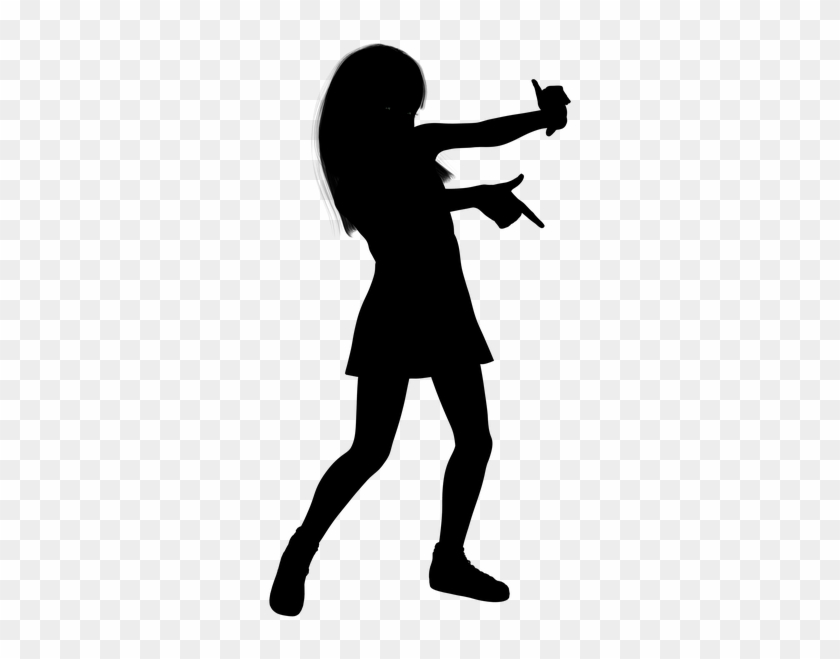 Free Image On Pixabay - Teenager Female Silhouette Png #498358