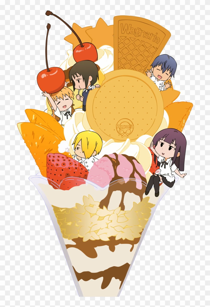 Ice Cream - Chibi Anime Ice Cream #498388