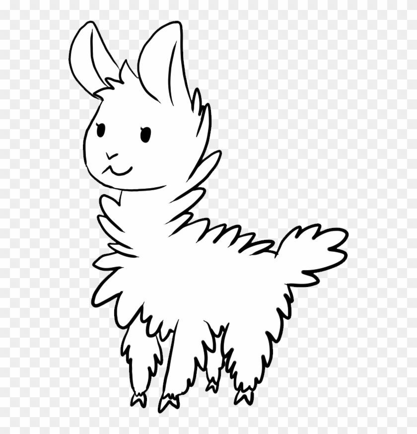 Llama Coloring Pages - Llama Animal Coloring Pages #498392