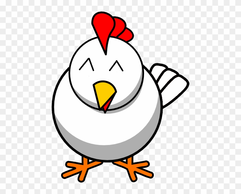 Happy Chicken - Cartoon Chicken #498433