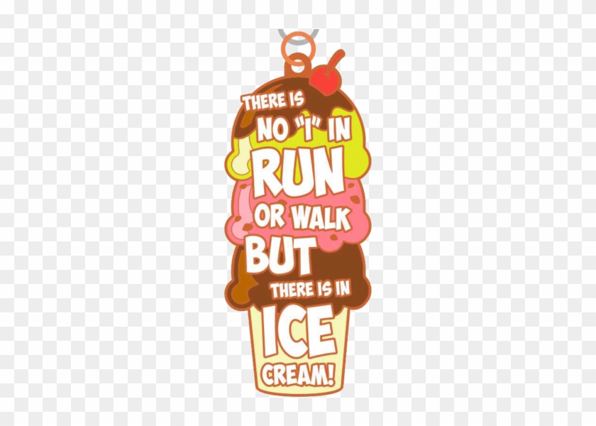 Ice Cream Virtual Race Run Moon Joggers Charity Medal - Poster #498460
