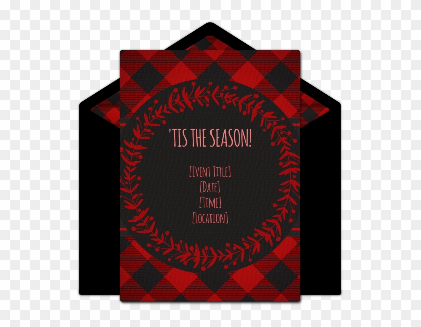 This Flannel-inspired Free Party Invitation Design - Christmas Day #498561