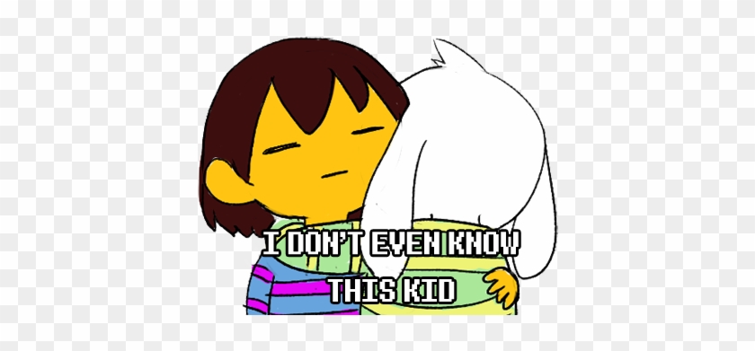 When The Baby Goat That Tried To Kill You Thinks He - Undertale Pacifist Route Meme #498741