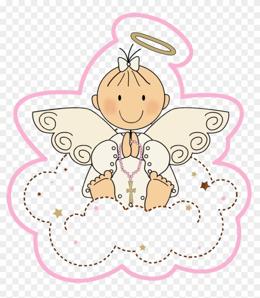 Resultado De Imagen Para Dibujos De Angelitos Bebes - Angeles Caricatura  Primera Comunion - Free Transparent PNG Clipart Images Download