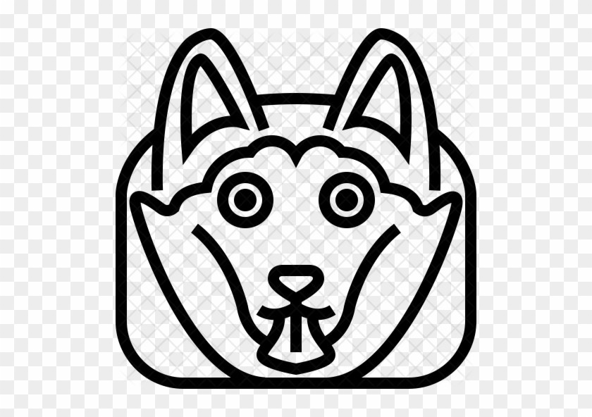 Dog Icon - Line Art #499054