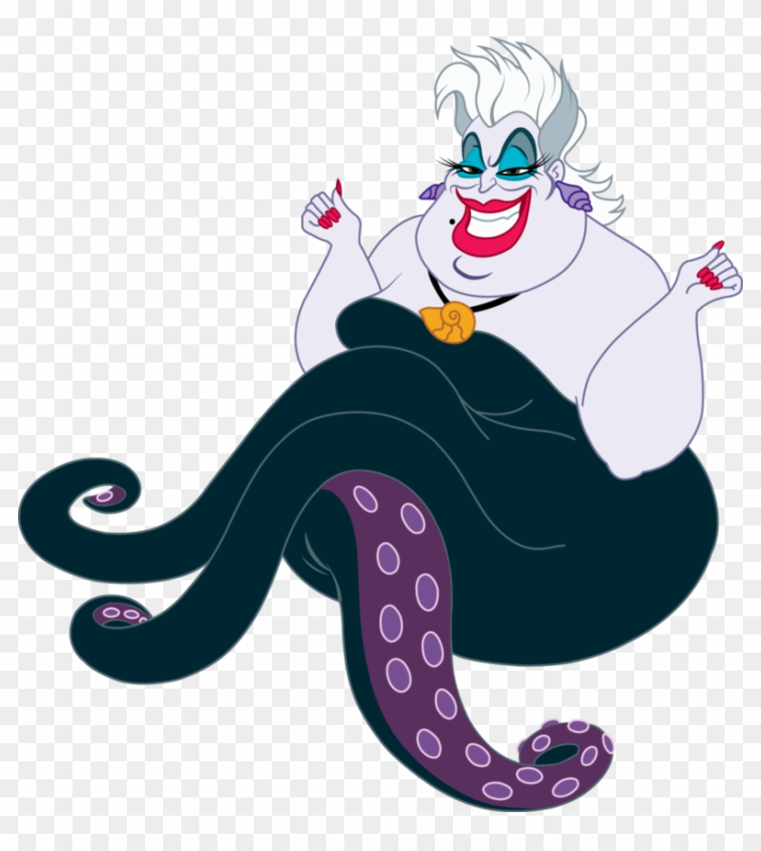 Octopus Clipart Bad - Little Mermaid Ursula Clipart #499138