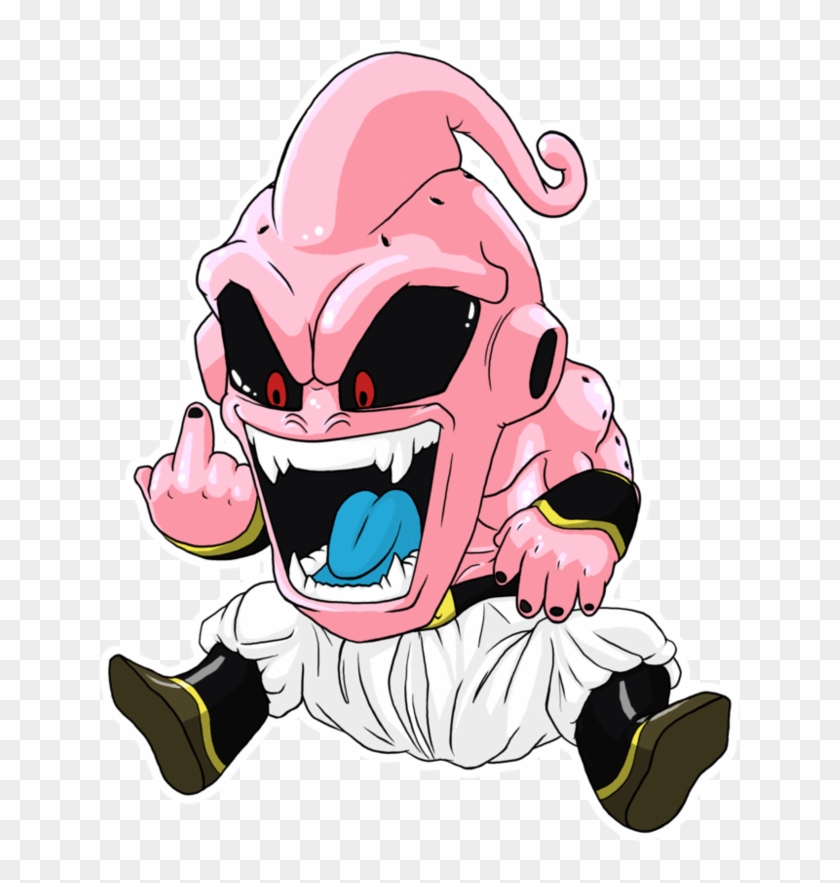 Bird Is The Word Coloured By Saiyan-frost - Dragon Ball Z Chibi Buu #499219