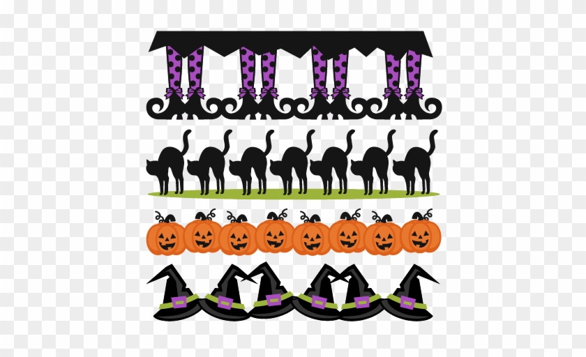 Halloween Clipart Borders Png - Halloween Border Clipart Free #499293