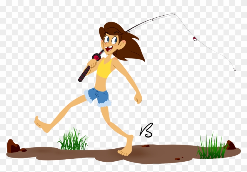 Cartoon Fishing Drawing Clip Art - Illustration #499476