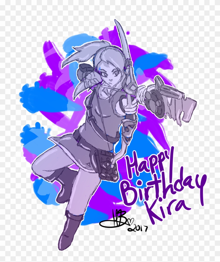 Happy Birthday Kira 2017 By Mynnub - Graphic Design #499665