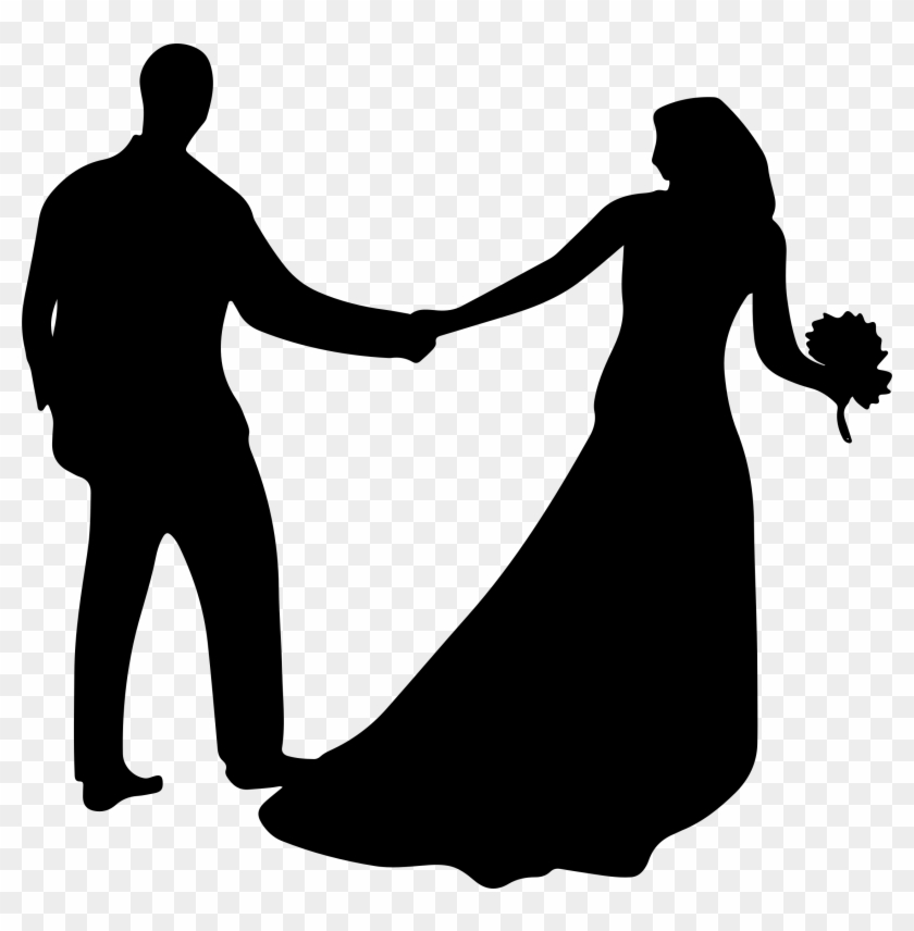 Marriage Silhouette Icons Png - Marriage Silhouette #499669