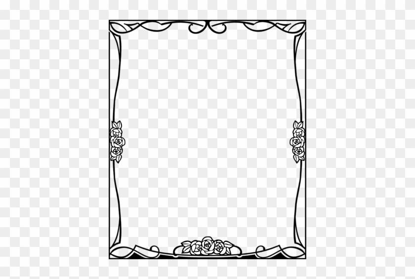 Border Design Black And White - Index Of Death Notices Appearing In Der Christliche #499683