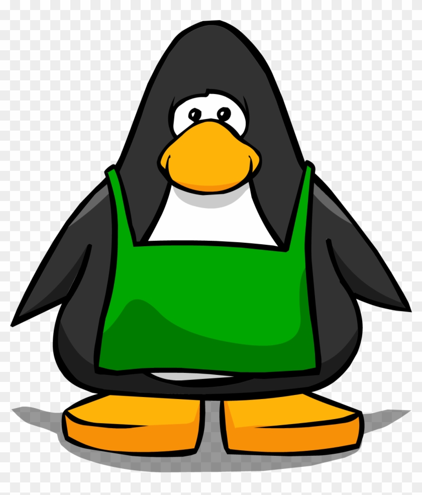 Coffee Apron From A Player Card - Club Penguin Black Belt #499822