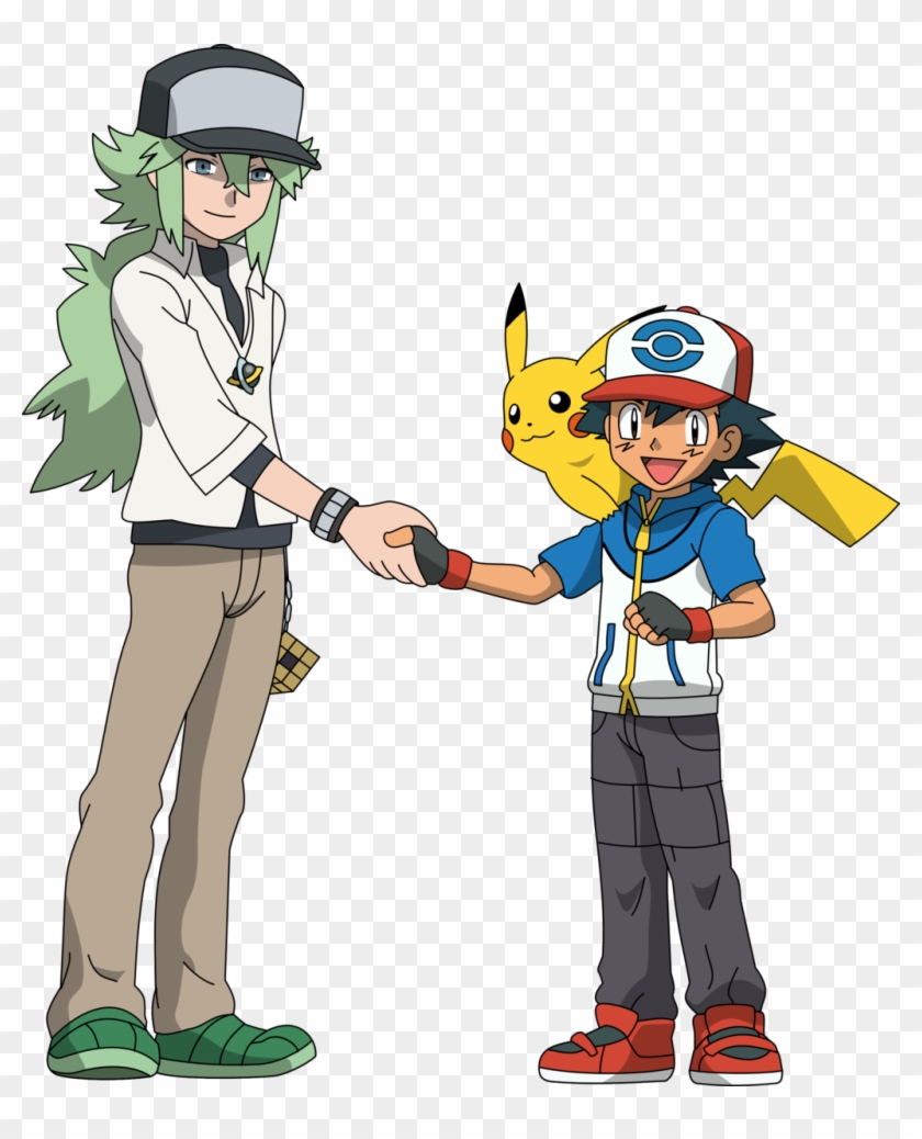 Ash 10 Years Old 5ft Tall - Pokemon N And Ash #499842