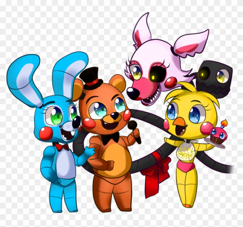 Fnaf Chibi Group Chibi Sample By Cattymaddie On Deviantart - Fnaf Chibi #499859