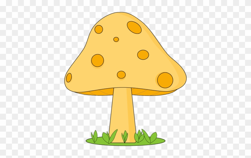 Mushroom In Grass - Drawing #499868