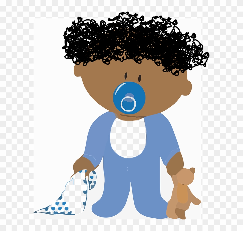 Baby Boy Cartoon Images 5, Buy Clip Art - African American Baby Clipart #499970