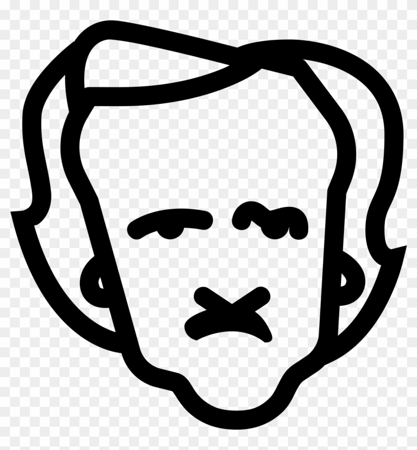 Edgar Allan Poe Clipart Edgar Allan Poe Drawing - Edgar Allan Poe Drawing #499983