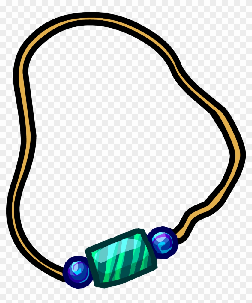 Jade Necklace - Club Penguin Necklace #500031