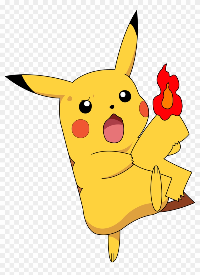 Pikachu Clipart Tail - Pikachu Tail Burn #500221