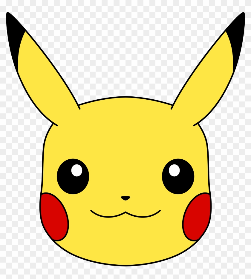 Pikachu Clipart Head - Pikachu Face #500334
