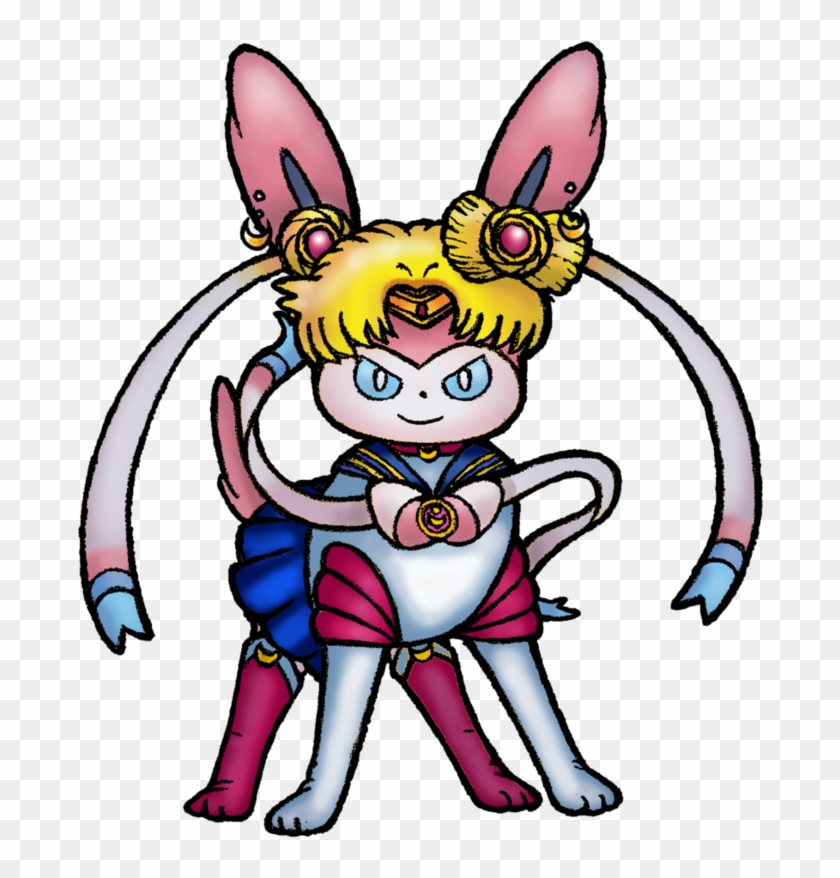 Sailor Moon X Sylveon By Realarpmbq - Cartoon #500461