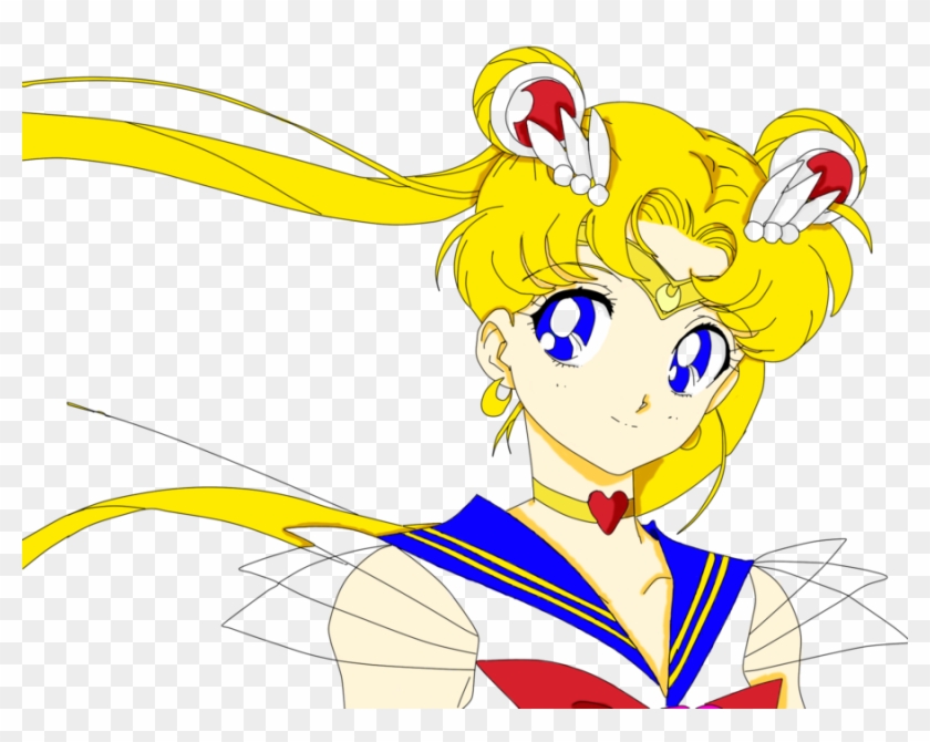 Sailor Moon Painted Shadow Contour Hollow By Miku12hatsune - Miku Sailor Moon Png #500522