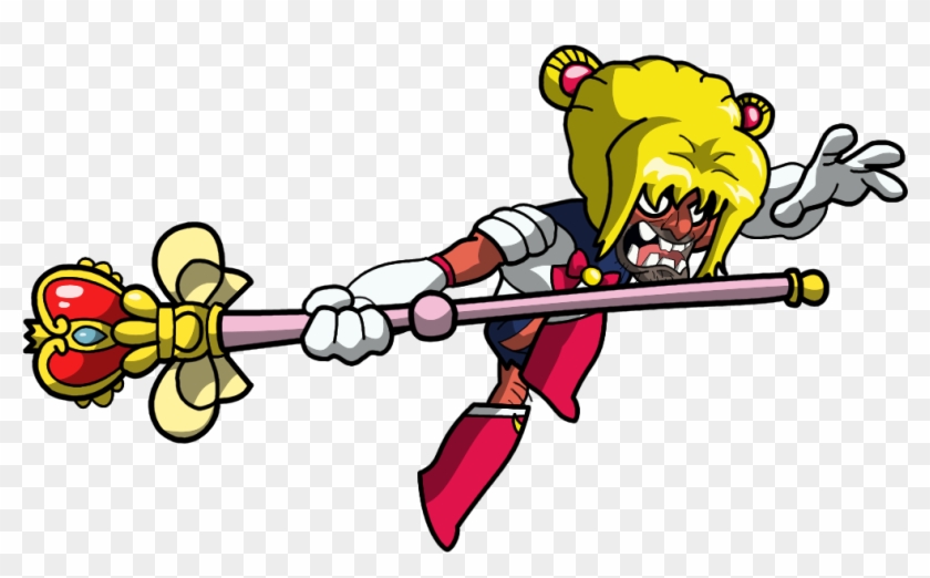 I Challenged Myself To Draw A Sailor Moon Gnash Skin - Brawlhalla Gnash Skins #500586