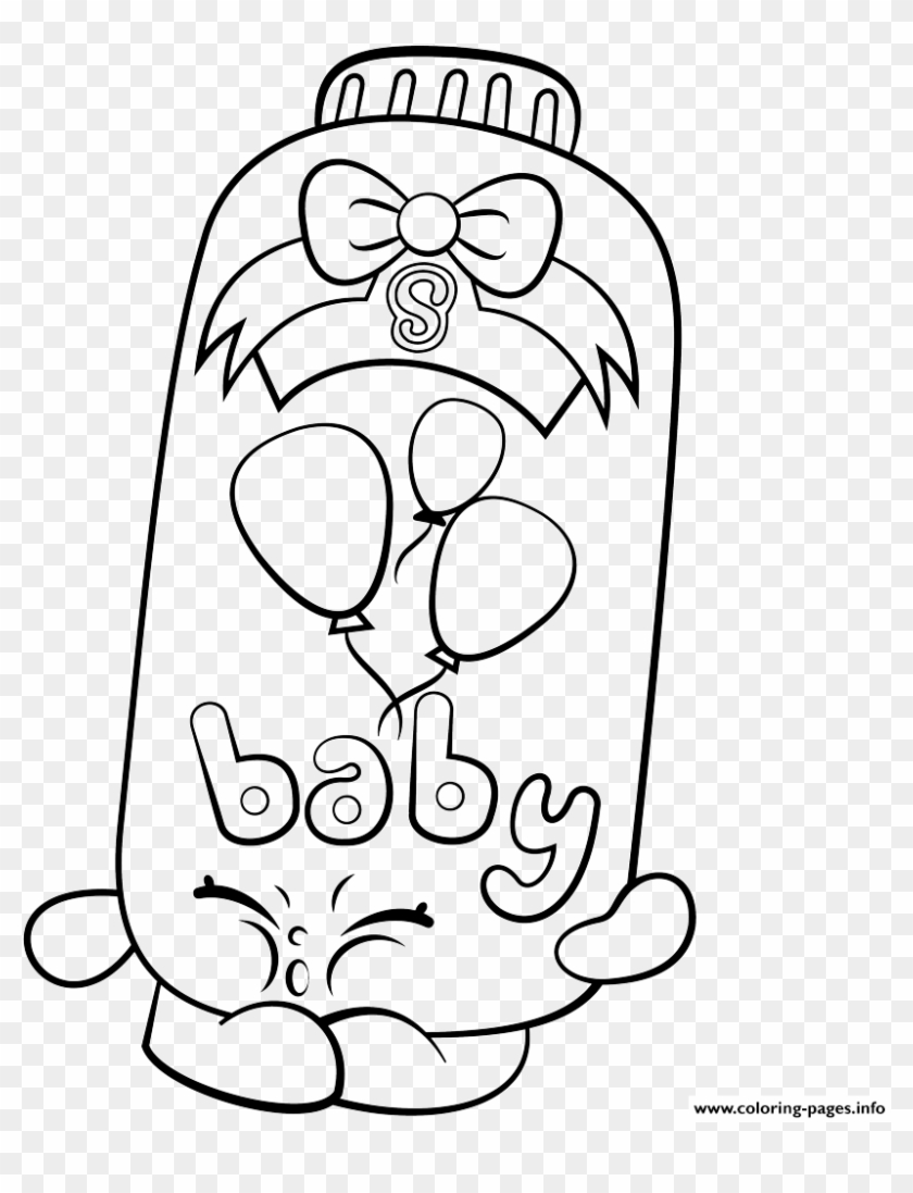 Print Powder Baby Puff Shopkins Season 2 Coloring Pages - Fluffy Baby Shopkins Coloring Pages #500734