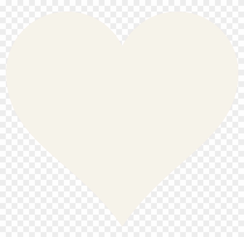 Cream-heart - Big Heart Template Printable #500759