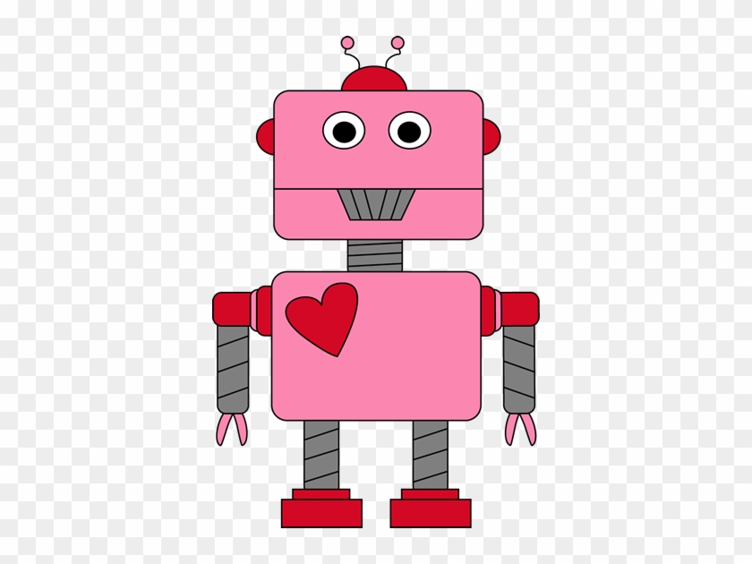 Robot Valentine's Day Clip Art - Valentine's Day Writing Activities #500819