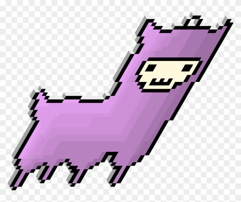Hexels Purple Alpaca By Lopaki On Deviantart - Pixel Art Alpaca #500870