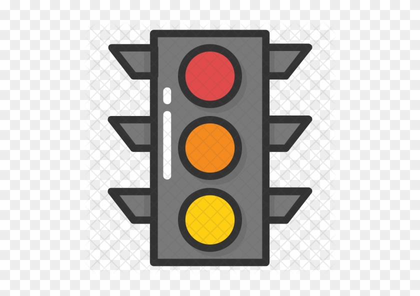 Traffic Signals Icon - Traffic Light #500928