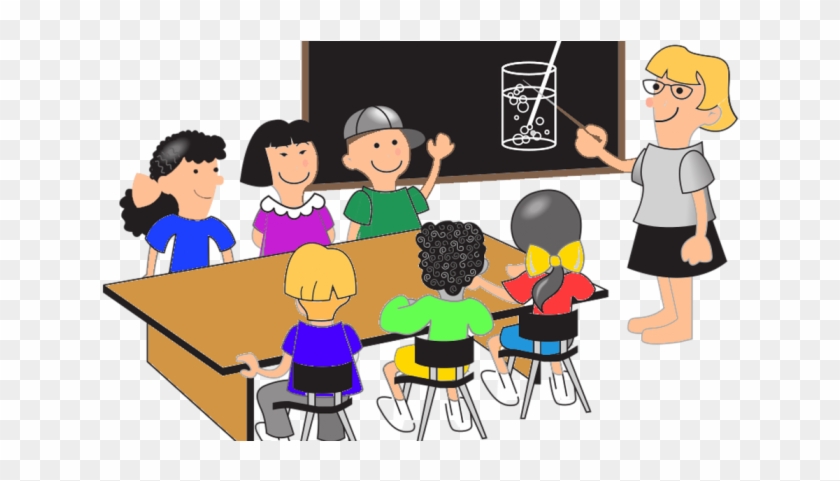 Your Multicultural Classroom - Students At Desks Clipart #501125