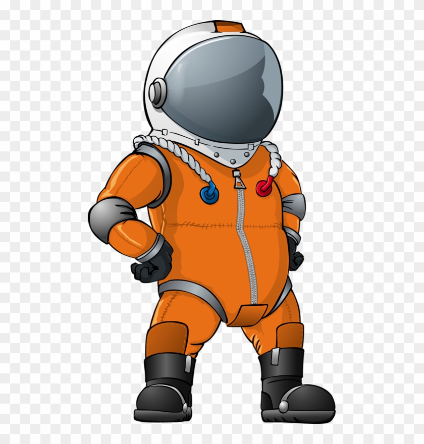 Orange Astronaut Clipart #85699