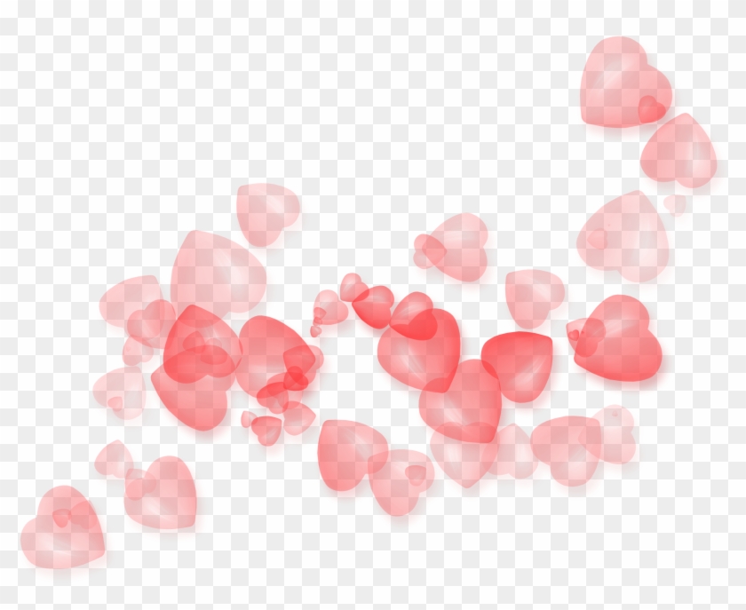 Transparent Hearts Decor Png Clipart Picture - Valentine Background Png #85737