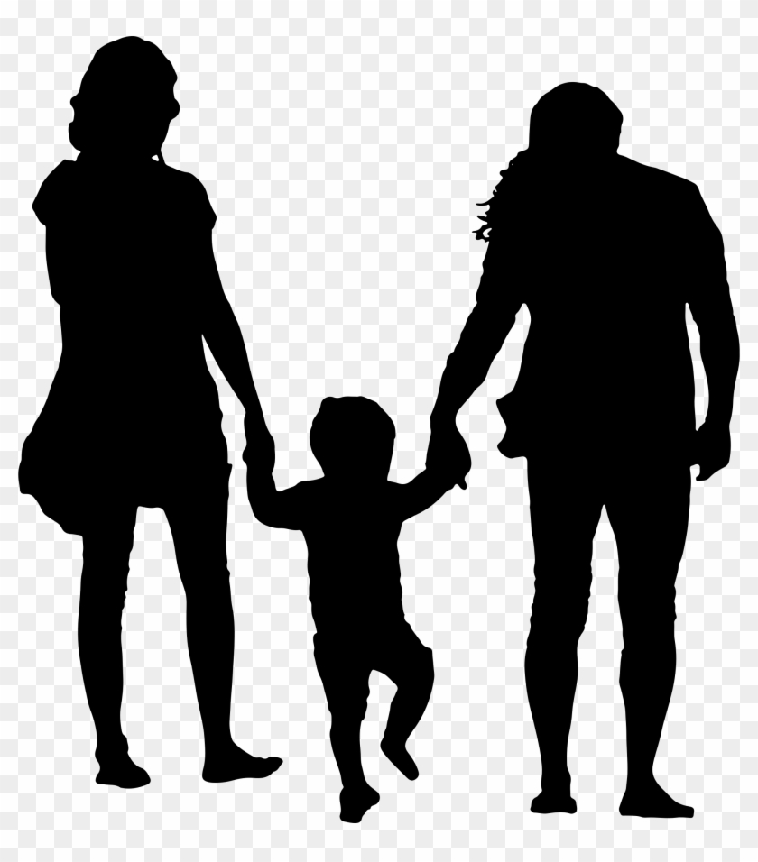 Clipart - Family Silhouette Png #86011