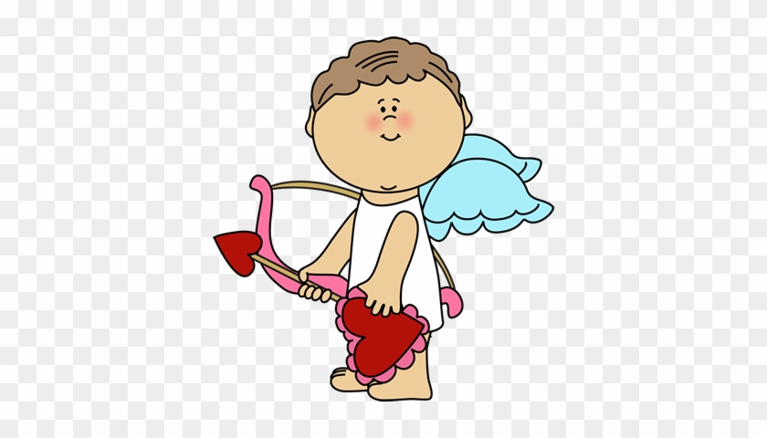 Clever Cupid Clip Art Cute Valentine Image Clipart - Cute Cupid Clipart #86102