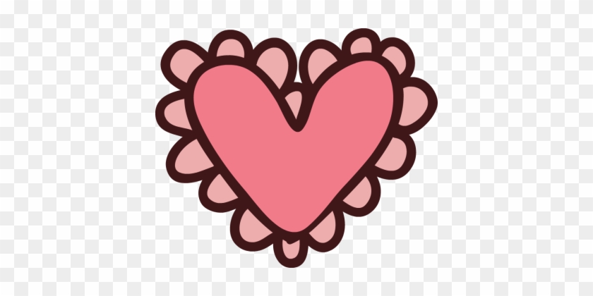 Clip Arts Related To - Heart Cartoon Images Pink #86104