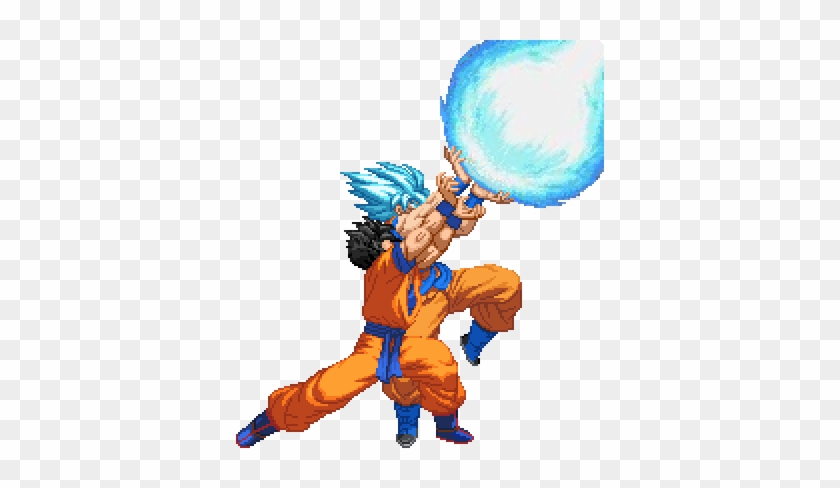 Father Son Kamehameha Sprite By Spartan-a21 - Dragon Ball Sprite Kamehameha #86116