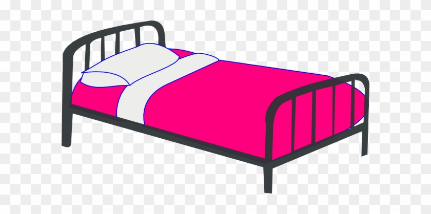 Make Bed Clipart - Pink Bed Clipart #86225