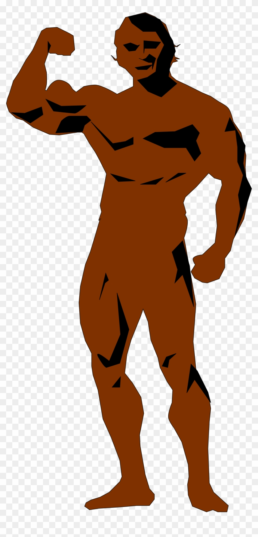 Body Builder - Big Body Clipart #86244