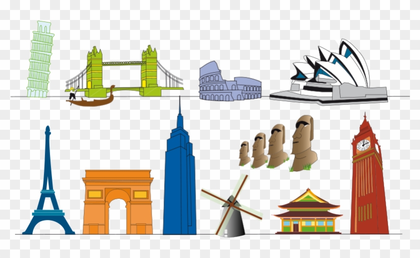 free clipart of famous landmarks