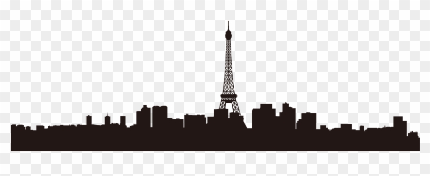 Eiffel Tower Skyline Wall Decal Silhouette Clip Art - Paris Travel Guide: The Ultimate Tourist's Guide ] #86273