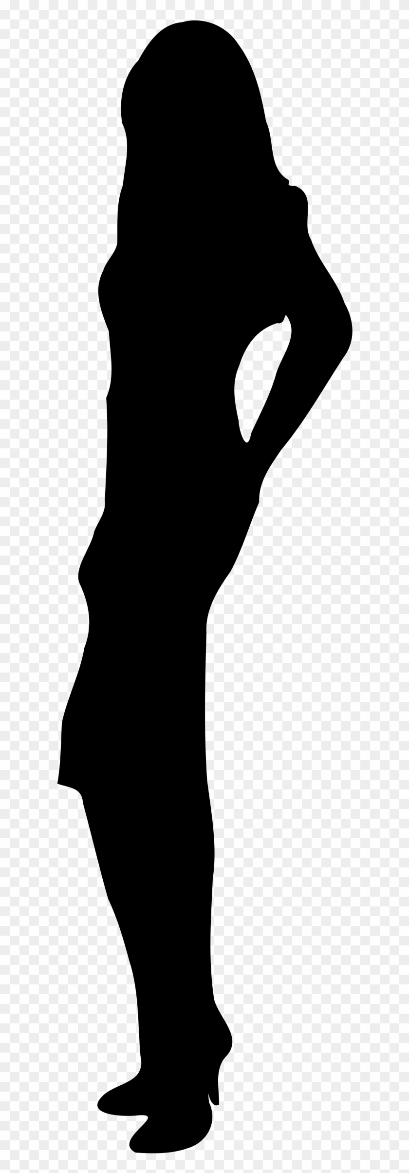 Silhouette Of A Person Clipart - Woman Full Body Silhouette #86314