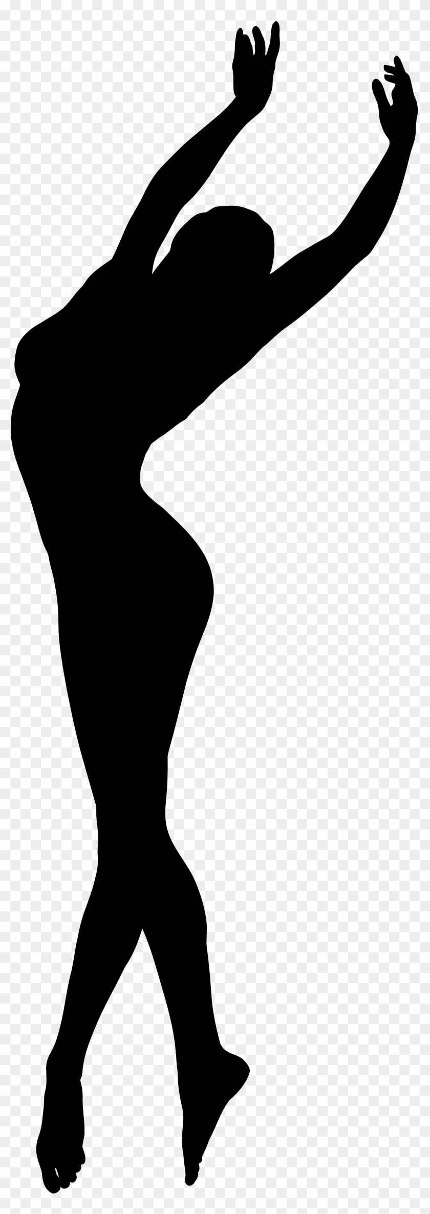 Valuable Design Ideas Silhouette Of A Woman Clipart - Dancing Woman Silhouette #86420