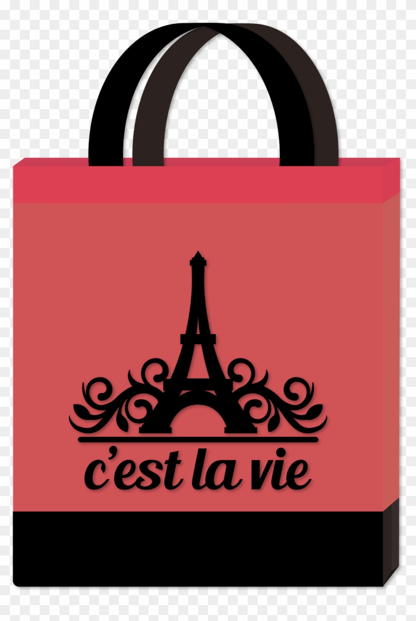 Here, My In-process Tote Panel Is Now Ready To Have - Eiffel Tower Silloughette #86439