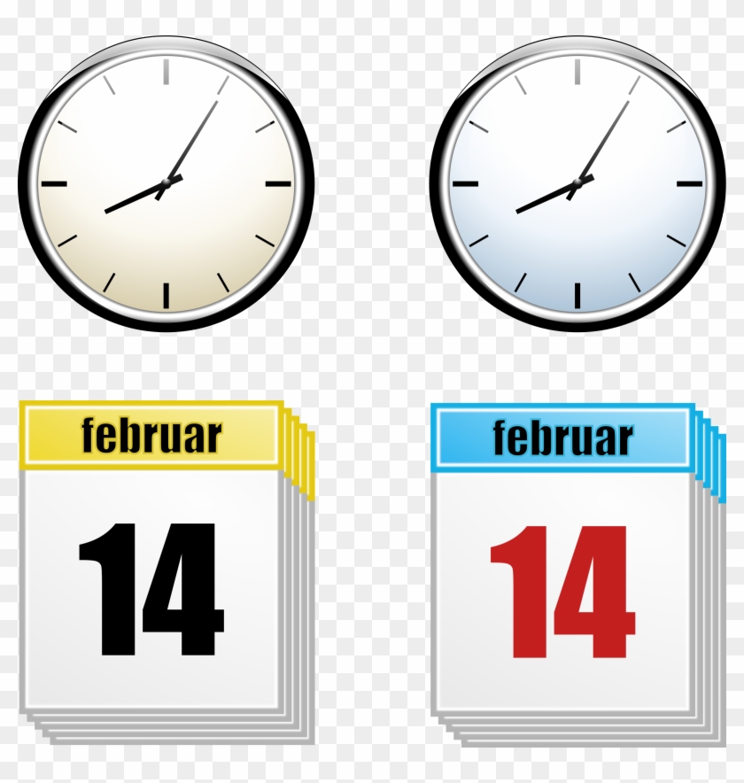 Clock Calendar - Day Clipart #86543